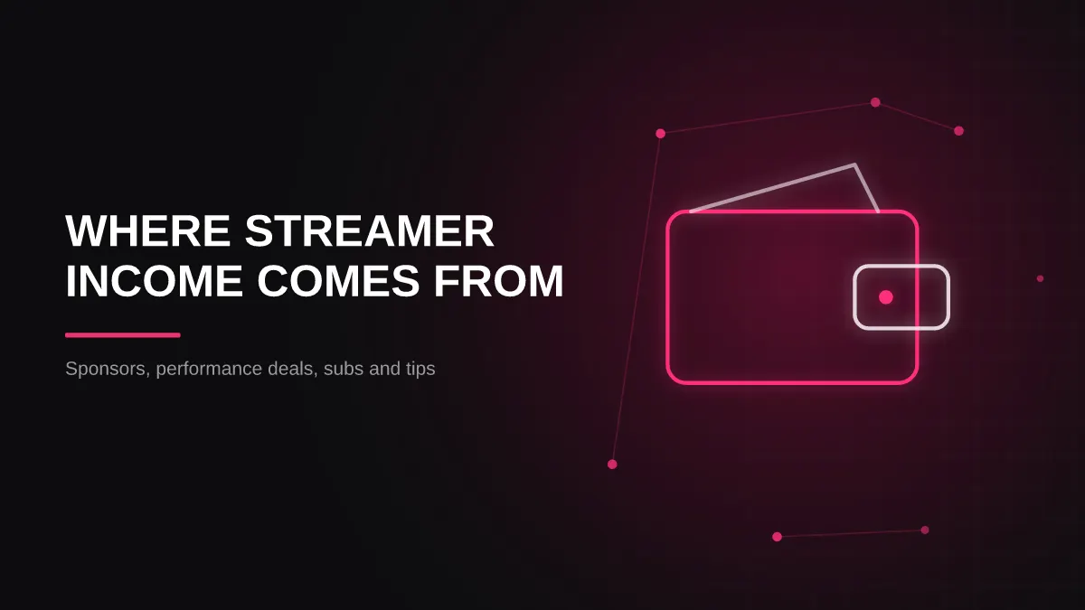 how do casino streamers get paid: income sources illustration