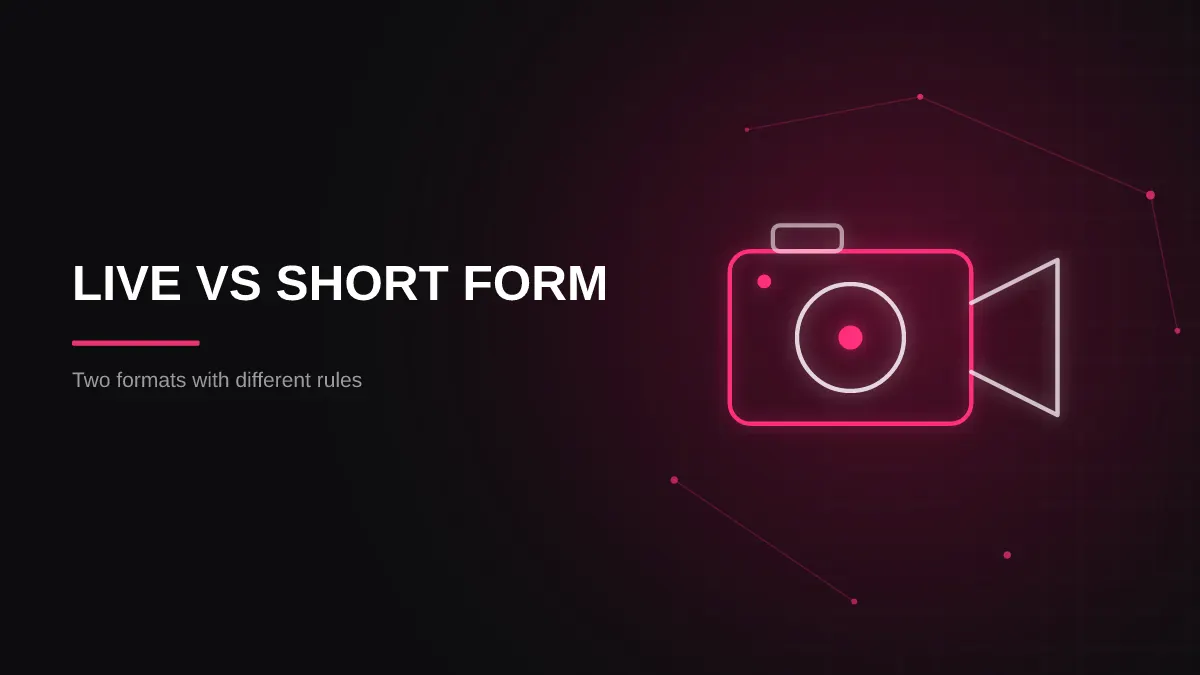 casino streamers vs influencers: live and short form formats illustration