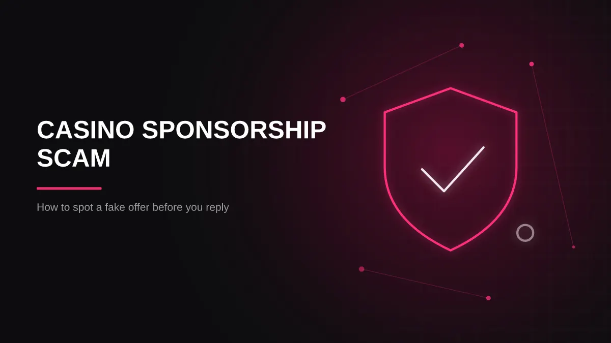 How to Spot a Casino Sponsorship Scam