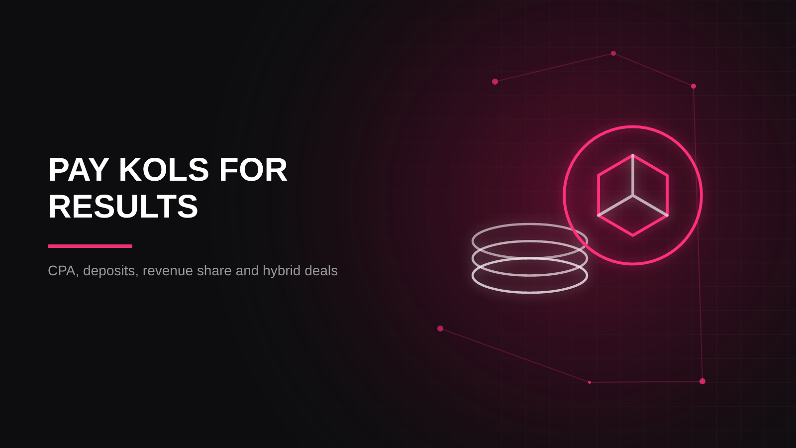 performance based crypto kol marketing: hero illustration