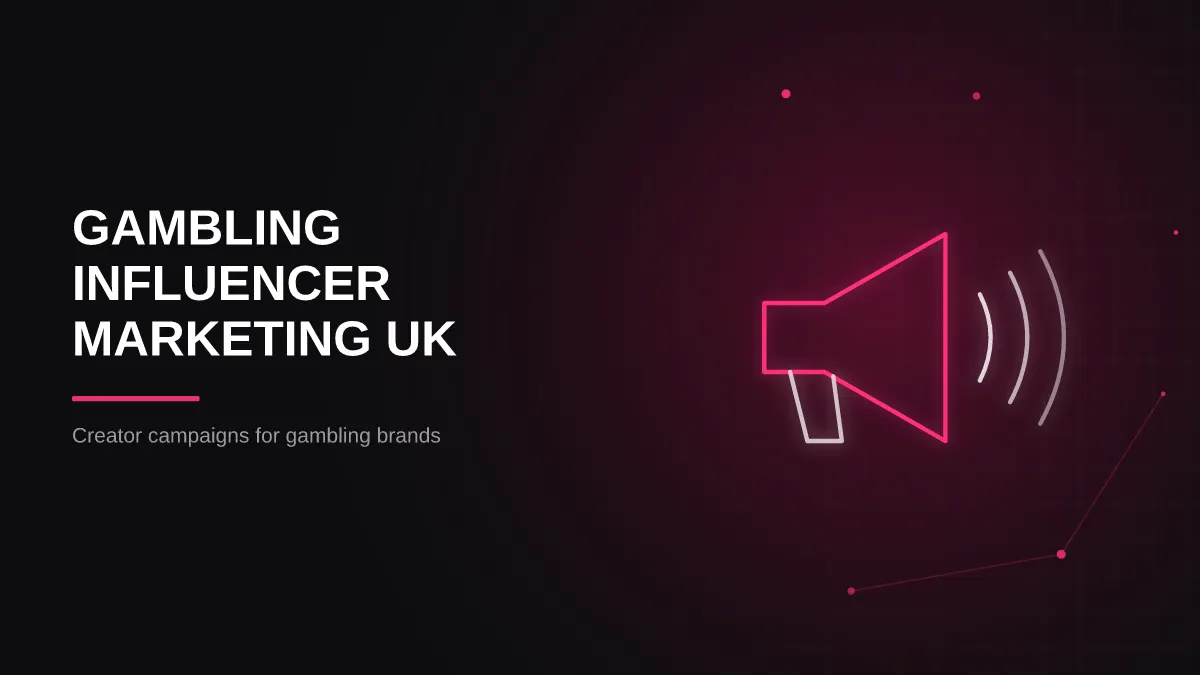 gambling influencer marketing UK: hero illustration