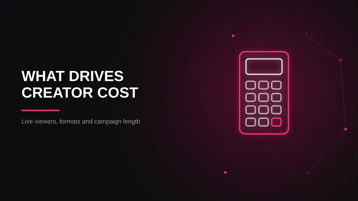 gambling influencer marketing UK: cost drivers
