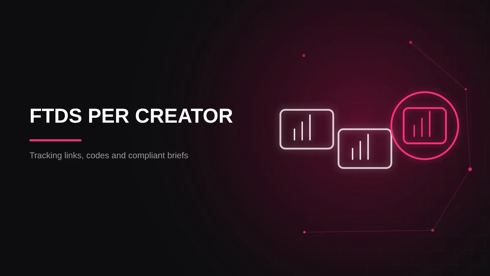 Per-creator FTD tracking and compliance-aware briefs