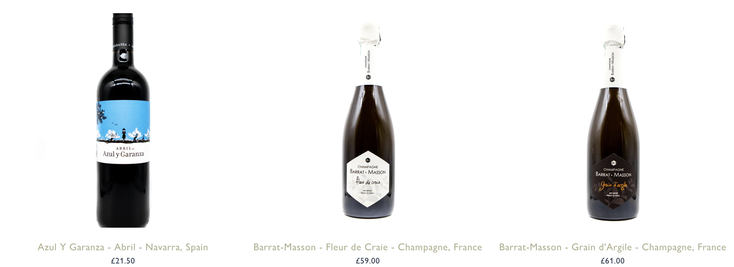 Shows the second set of wines of the customer
