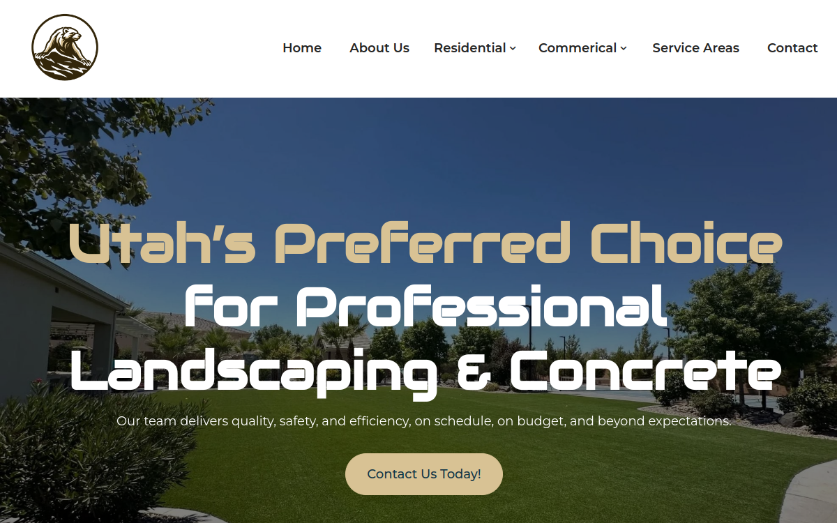Wolverine Ridge Landscaping website