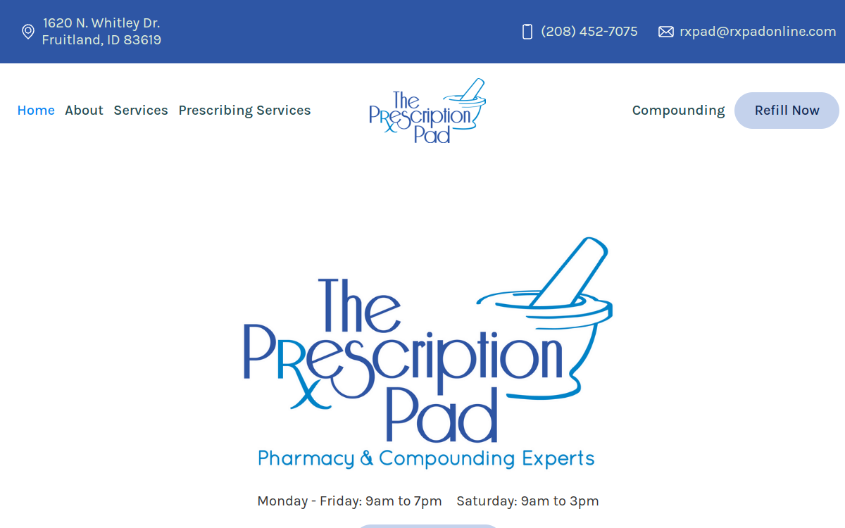 The Prescription Pad website