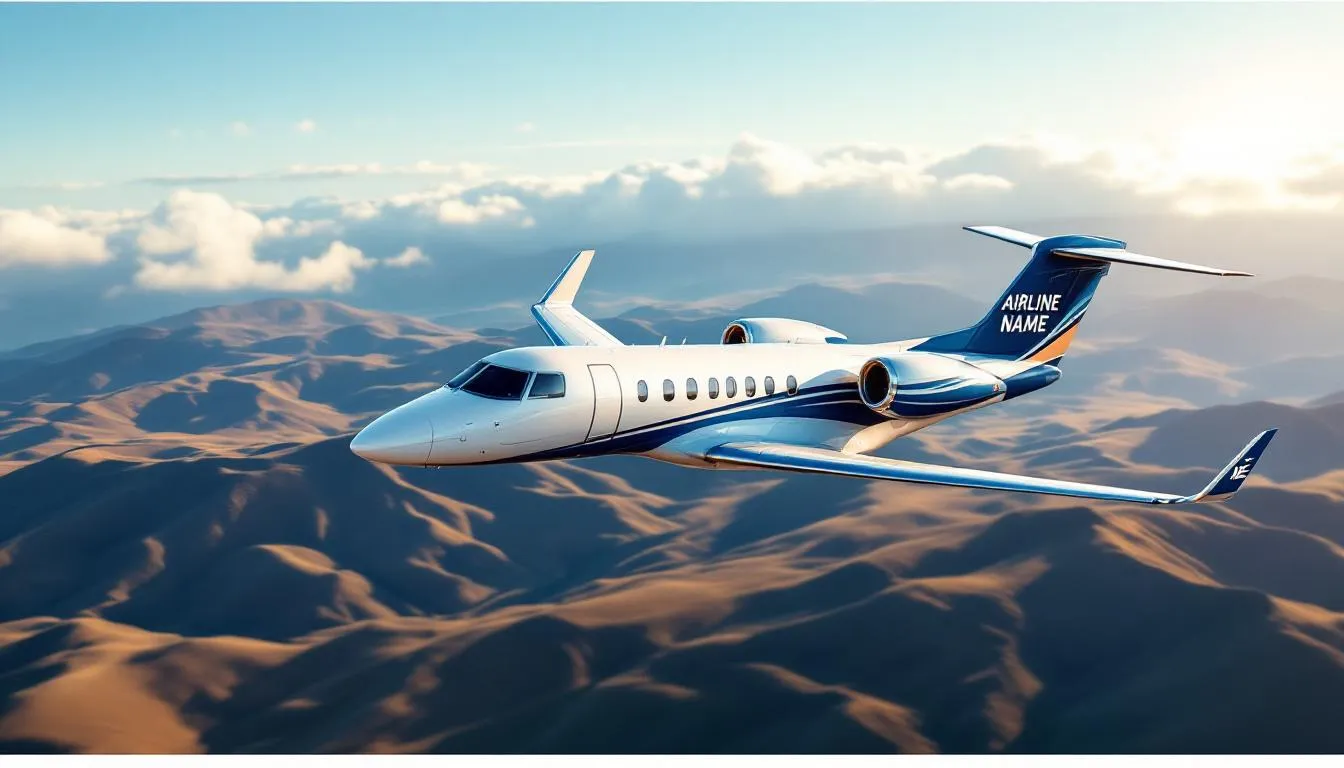 The image depicts a sleek light jet parked on a runway, showcasing its streamlined design ideal for private jet travel. This aircraft is a perfect example of private jets used for business meetings and charter flights, highlighting the luxury and convenience of private jet rental services.