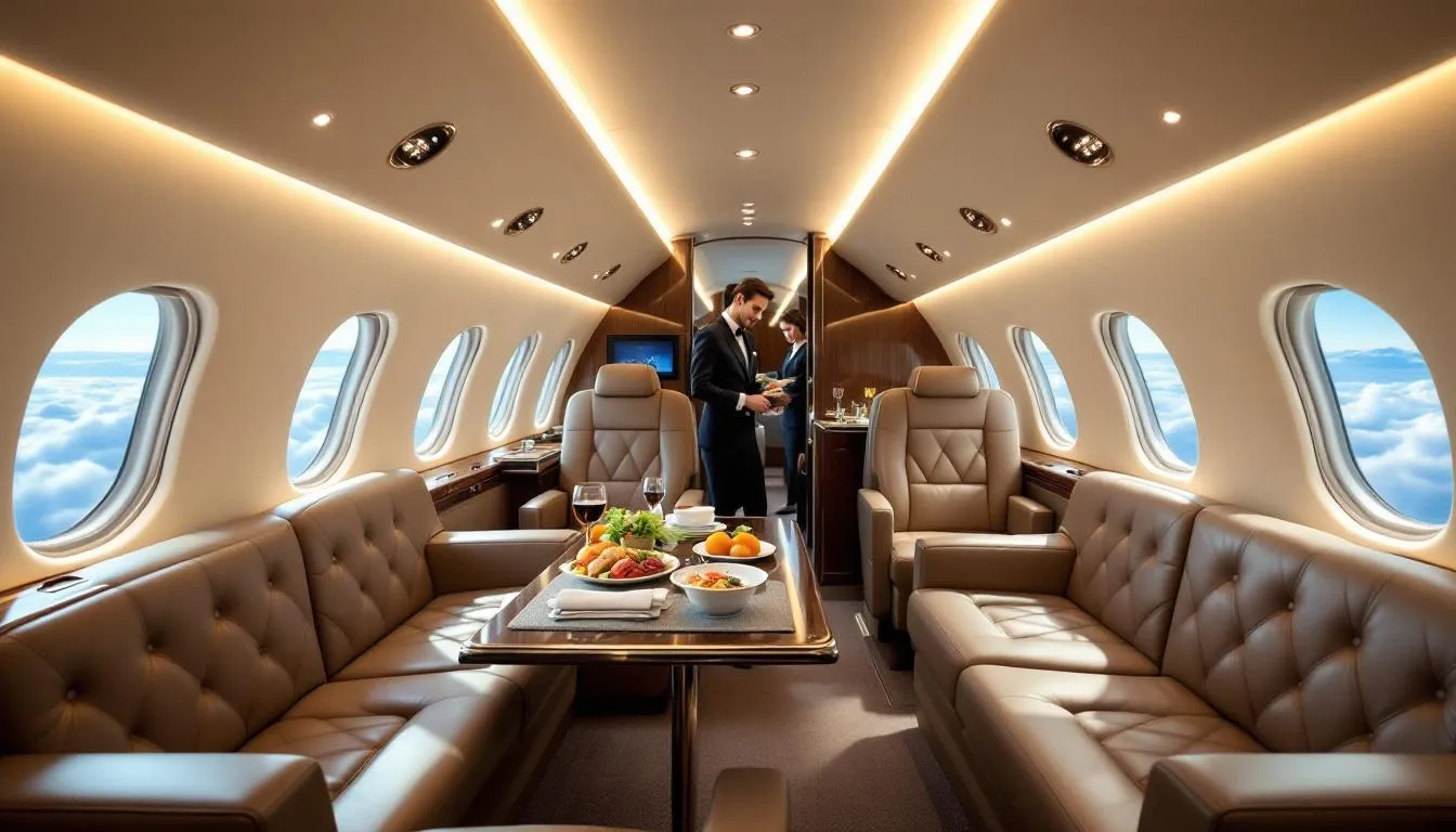 A luxurious private jet is seen preparing for takeoff at Key West International Airport, showcasing the convenience of private flight travel for clients seeking direct flights to popular destinations. This private charter flight offers an exclusive journey, allowing passengers to enjoy a comfortable and efficient trip to their desired locations.