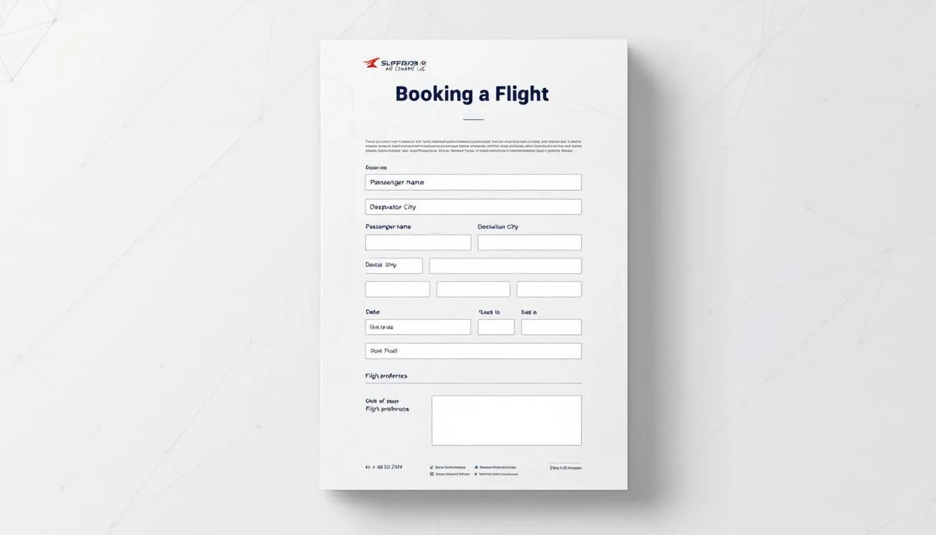 A customer is engaging with the booking page of Superior Air Charter LLC, showcasing their red stripe private jets from the superior air charter fleet, designed for short distance flights and intercity travel needs. The image highlights the company's commitment to efficient operations and customer service in the air charter business.