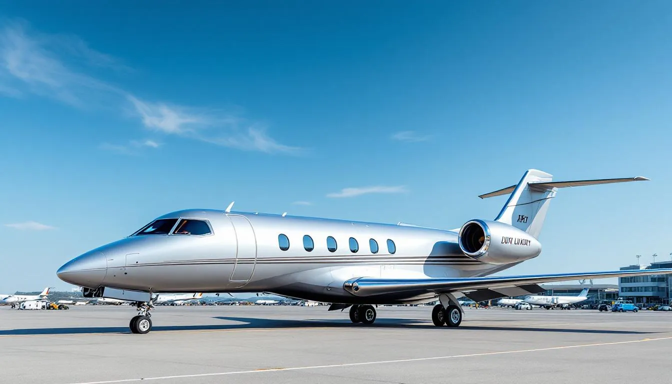 An  image of a Private Jet