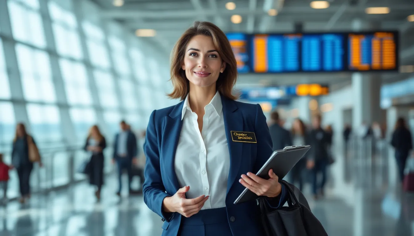 A dedicated charter specialist stands beside a luxurious private jet, ready to assist clients in booking charter flights to Canada. The scene captures the essence of exclusive access and unparalleled comfort, highlighting the aircraft's sleek design and the specialist's commitment to personalized service for unique travel needs.