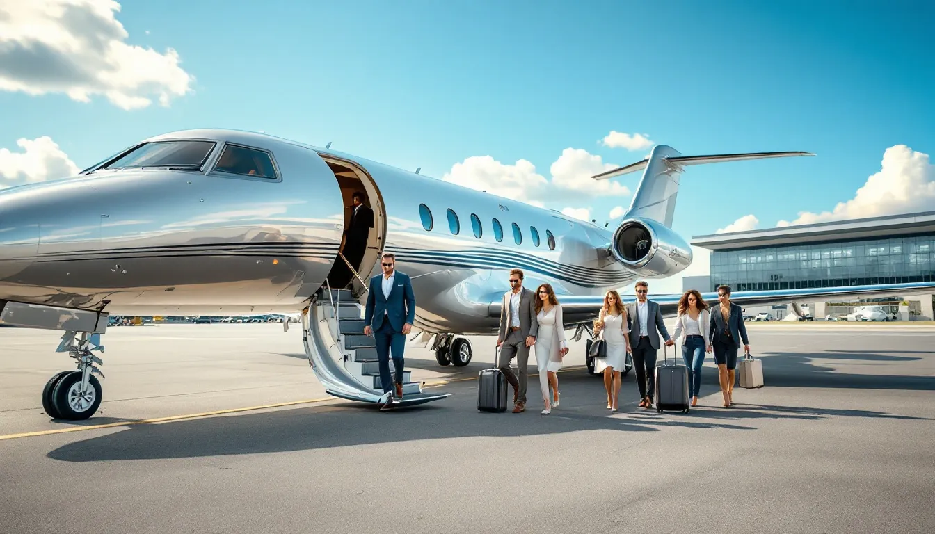 A luxurious private jet is preparing for takeoff, destined for Bali, Indonesia, where travelers can explore stunning views of pristine beaches, ancient temples, and lush rice paddies. This private jet travel experience offers exclusivity and comfort, making it an ideal choice for those seeking to unwind in paradise.
