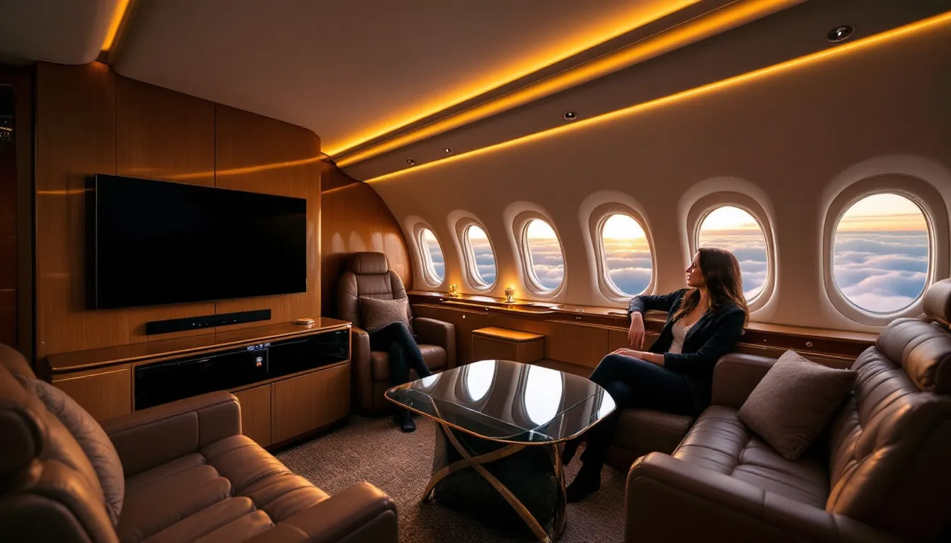 A luxurious private jet is showcased in front of a bustling international airport, symbolizing the convenience of private jet charter flights for travelers heading to popular destinations in Thailand, such as Bangkok, Phuket, and Koh Samui. The image captures the elegance and efficiency of private charters, perfect for those seeking a premium flying experience in Southeast Asia.