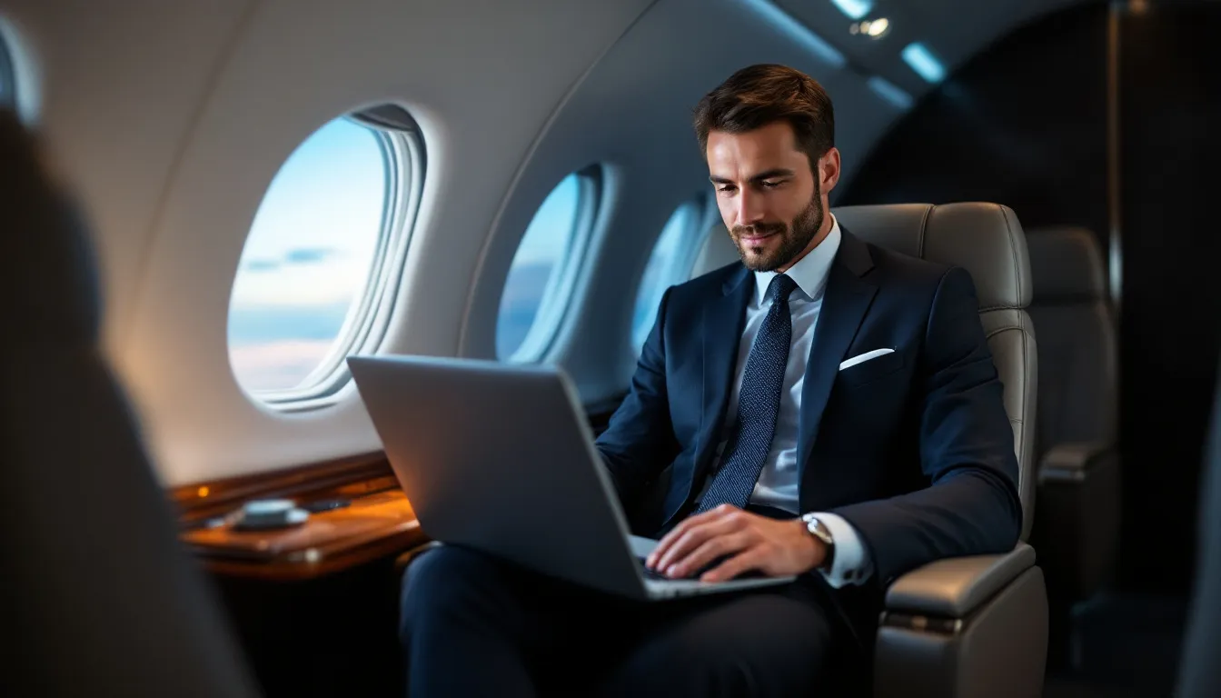 This image illustrates a flight time calculator specifically designed for private jet travel, showcasing various flight routes, distances, and estimated costs for charter flights. It emphasizes the convenience and efficiency of planning a private jet trip for business or leisure travel, with a focus on optimizing flight times and aircraft types for different destinations like Las Vegas and Miami.