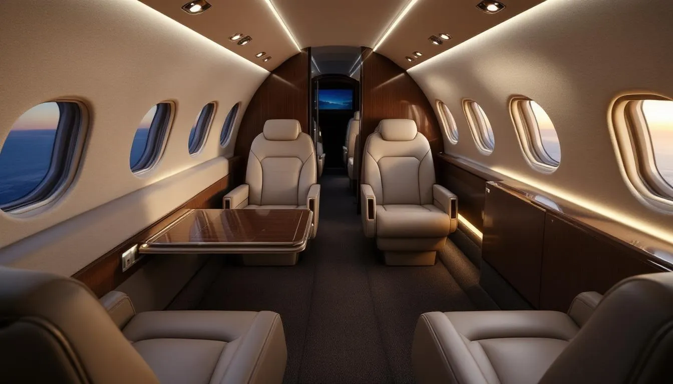 The image depicts a sleek, privately chartered jet on a runway, showcasing excellent aircraft designed for comfort and safety. This aircraft, operated by highly experienced pilots, symbolizes the luxury of air charter travel tailored to meet your specific travel needs in Sacramento.