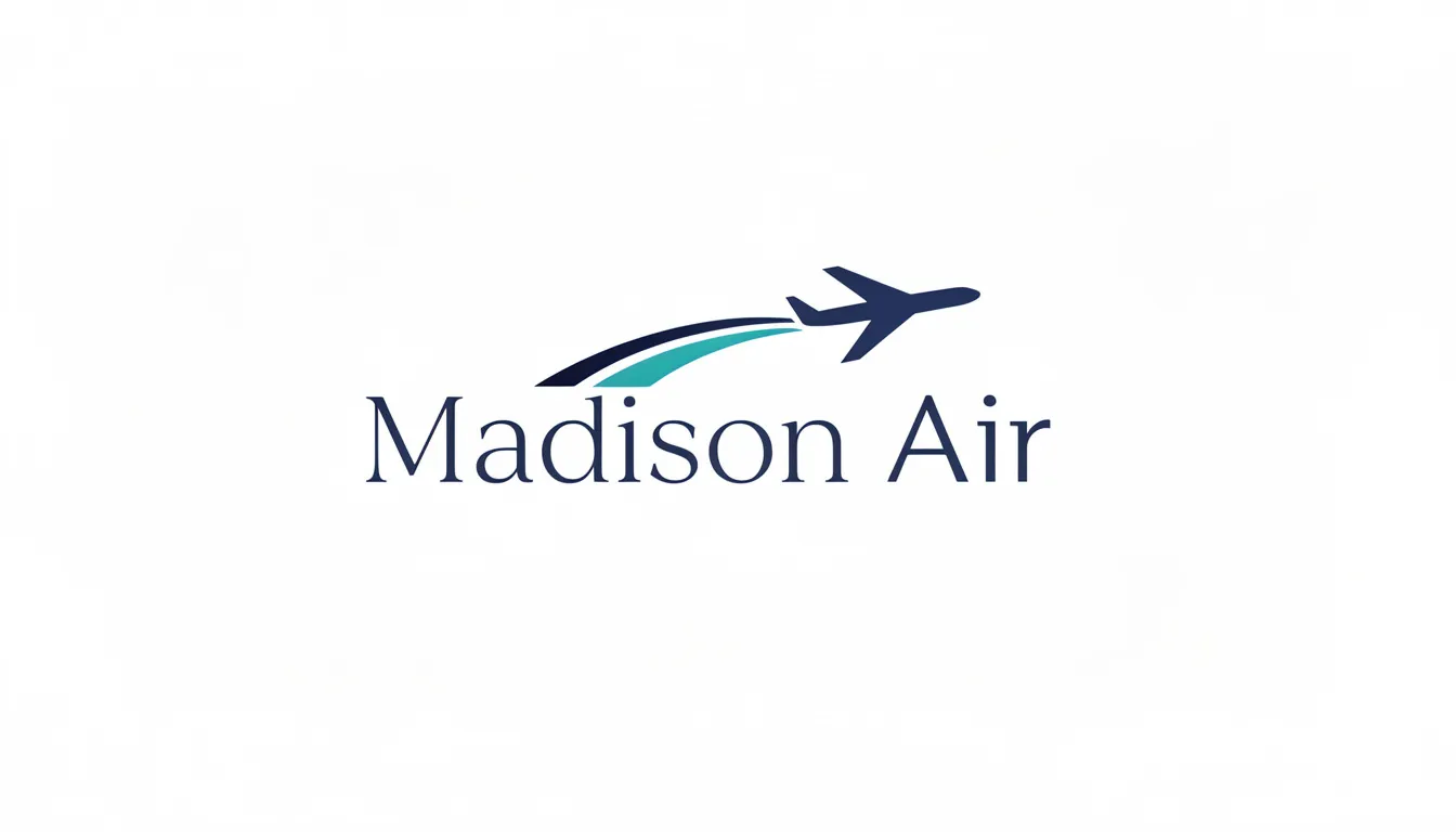 The image showcases the logo of Madison Air, a company dedicated to improving indoor air quality and creating healthier and more productive spaces. Their mission focuses on using innovative HVAC solutions to turn air into a powerful resource for communities and businesses alike.