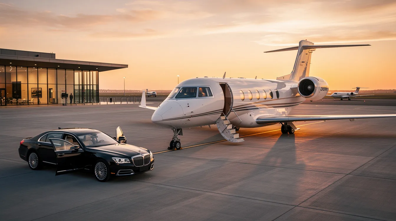The image showcases a luxurious private jet, specifically a Gulfstream G650, parked at a private aviation hangar, highlighting the allure of celebrity private jet travel. The sleek design and advanced technology of the aircraft symbolize the unmatched luxury and status associated with flying private, often favored by celebrities and business elites alike.