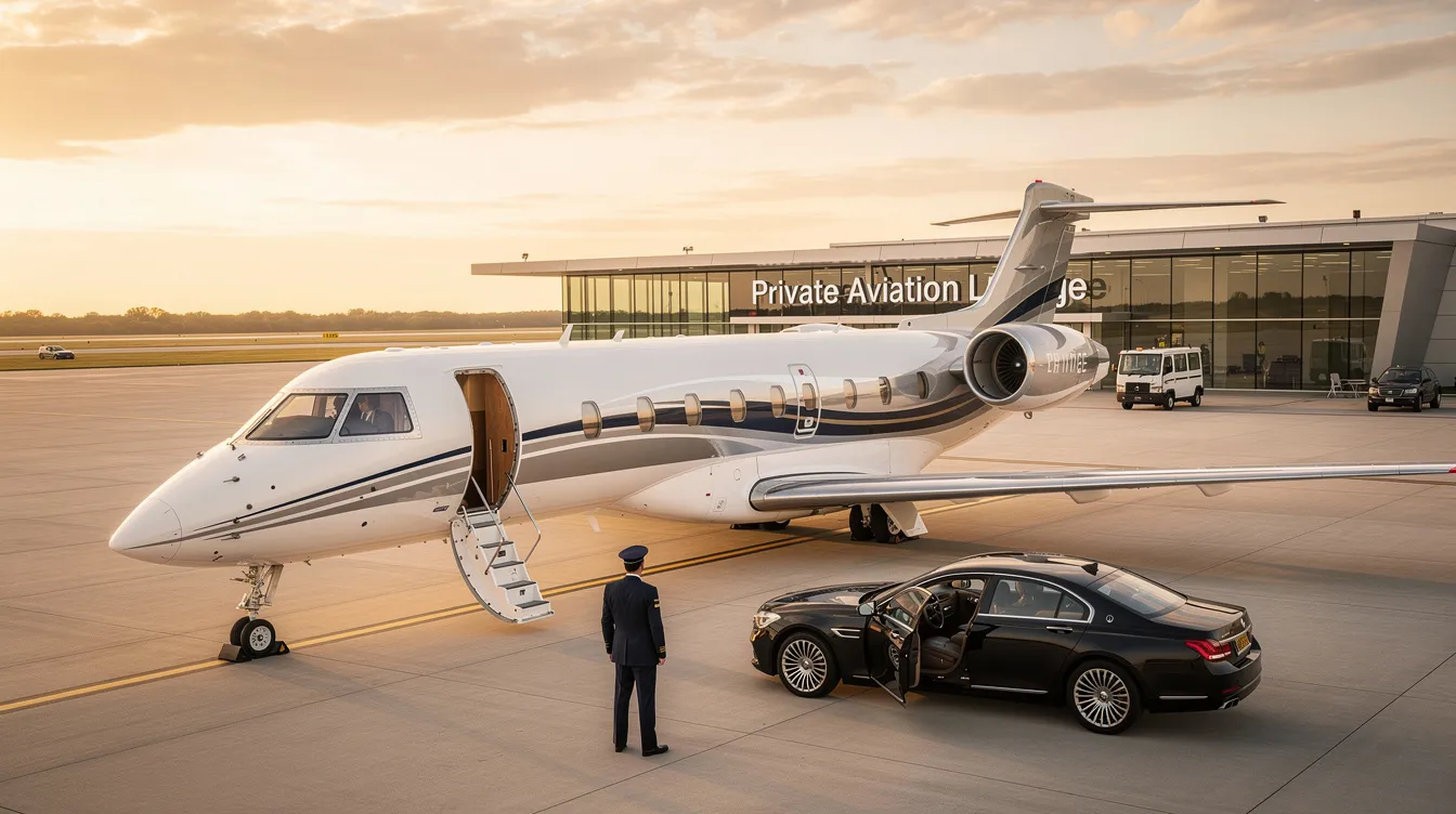 The image depicts a seating chart for a small regional aircraft, specifically an Embraer ERJ 145, showcasing the layout of the main cabin, including exit row seats and bulkhead seats, which offer extra legroom. The chart highlights the 50 seats available, providing details on seating configurations and the location of lavatories and the galley, making it easier for passengers to choose the best seats for their flight.