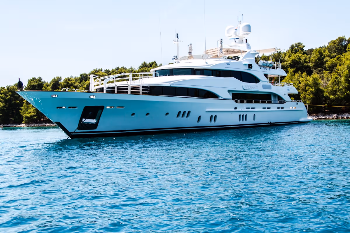 Yacht owner at marina