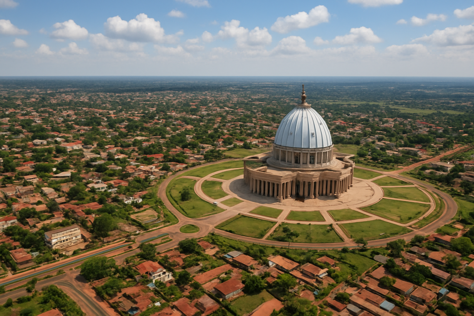 Yamoussoukro cityscape