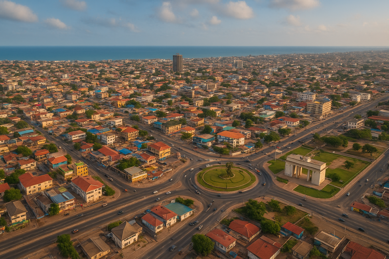 Accra skyline