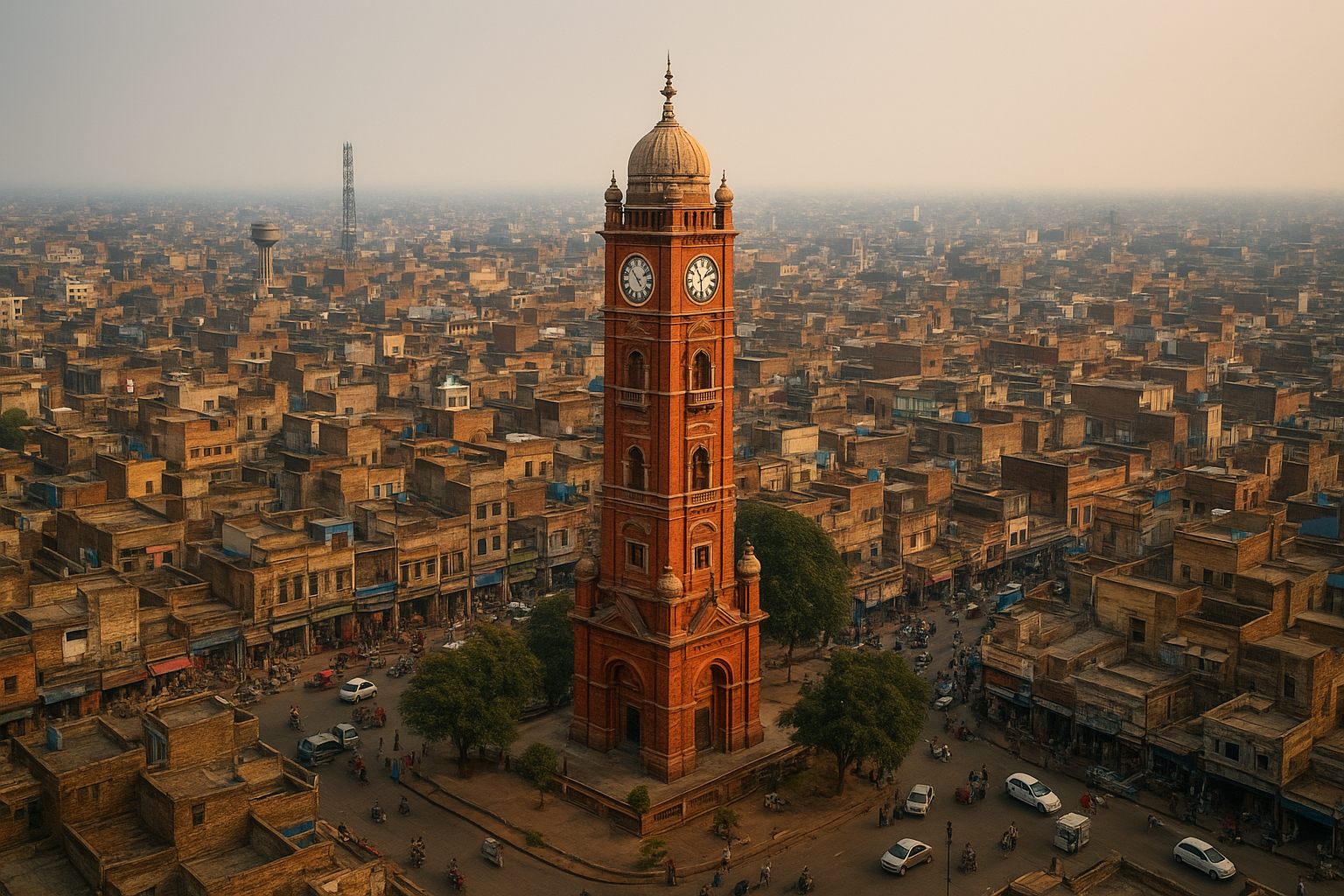 Faisalabad cityscape