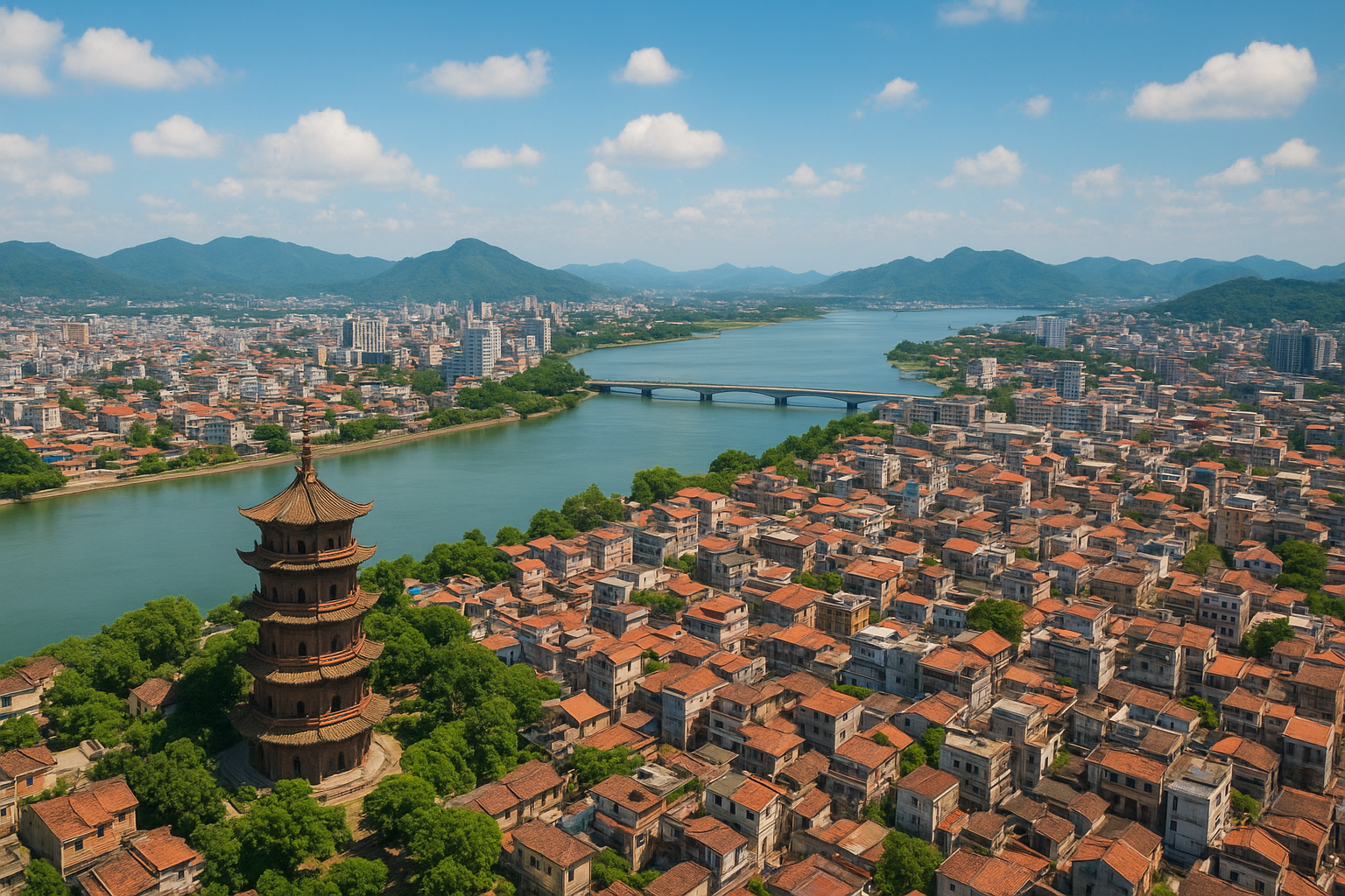 Private jet departing Zhangzhou
