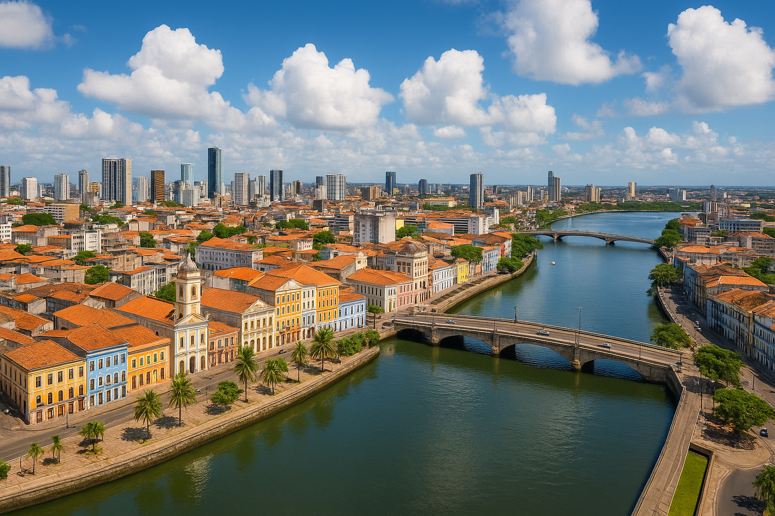 Recife to São Paulo Aerial View