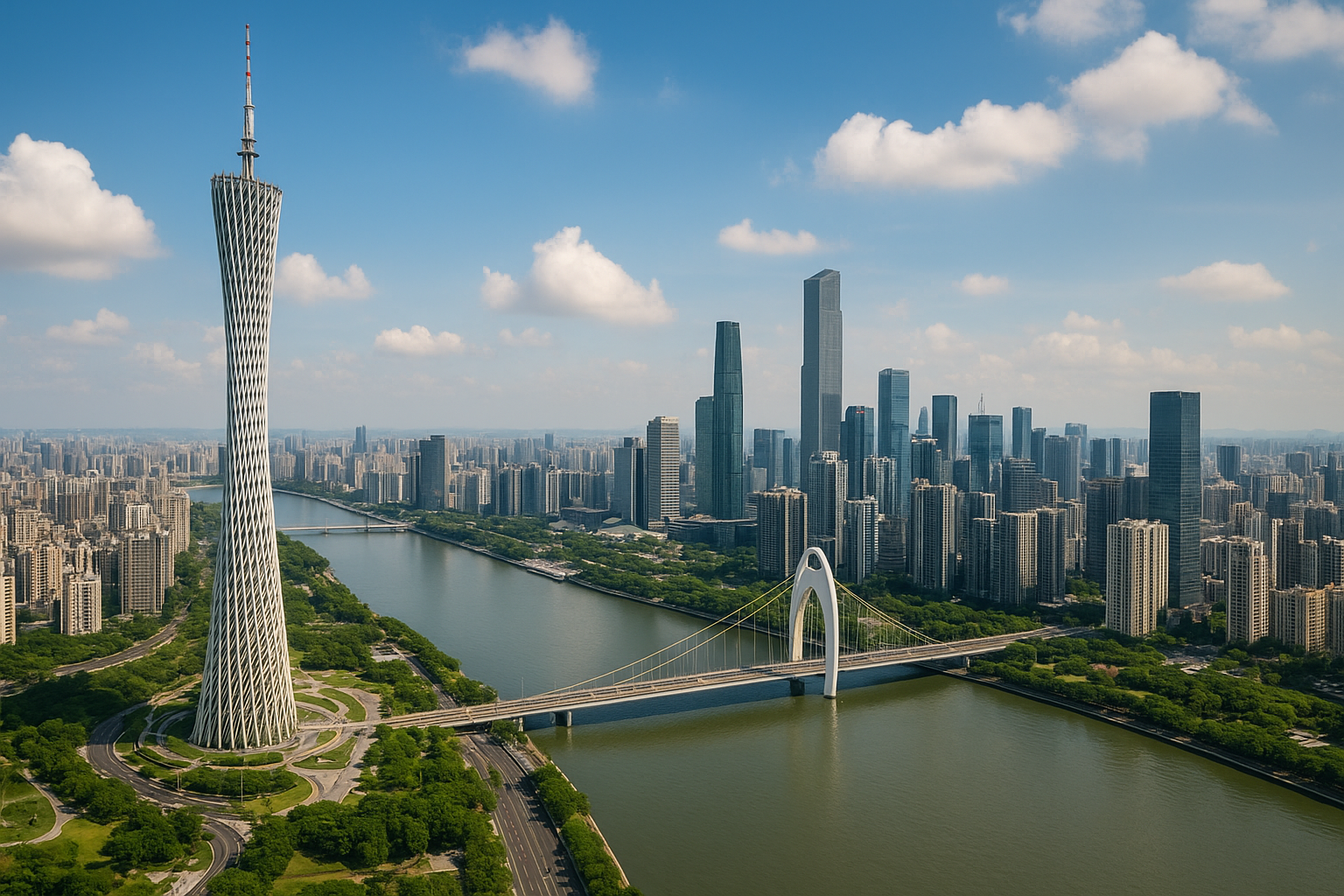 Arriving in Guangzhou