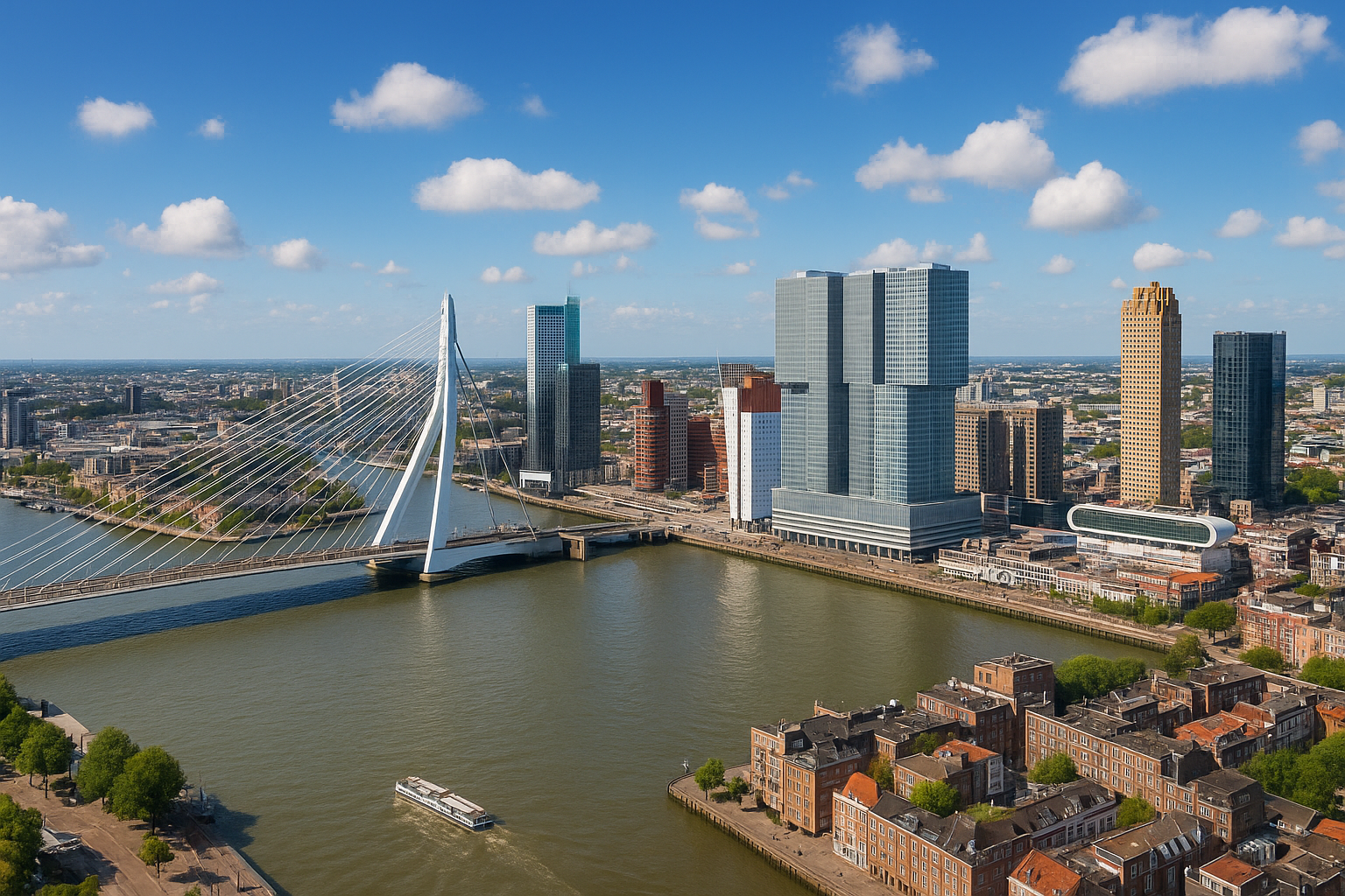 Aerial of Rotterdam