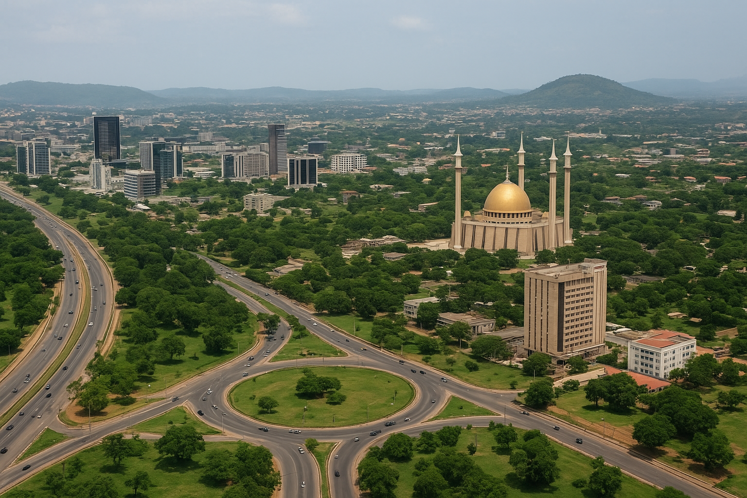 Aerial of Abuja