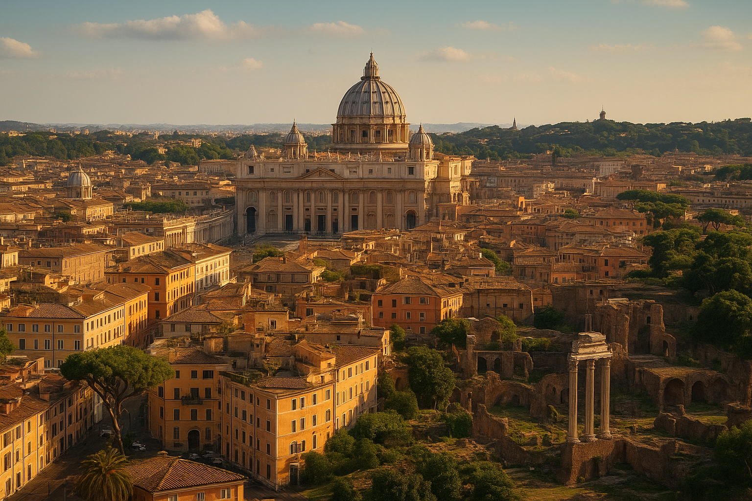 Rome skyline