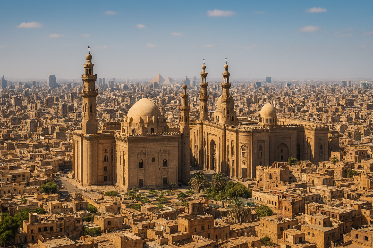 Aerial view of Cairo