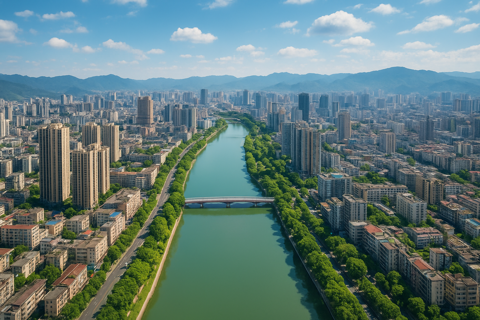 Approach to Mianyang