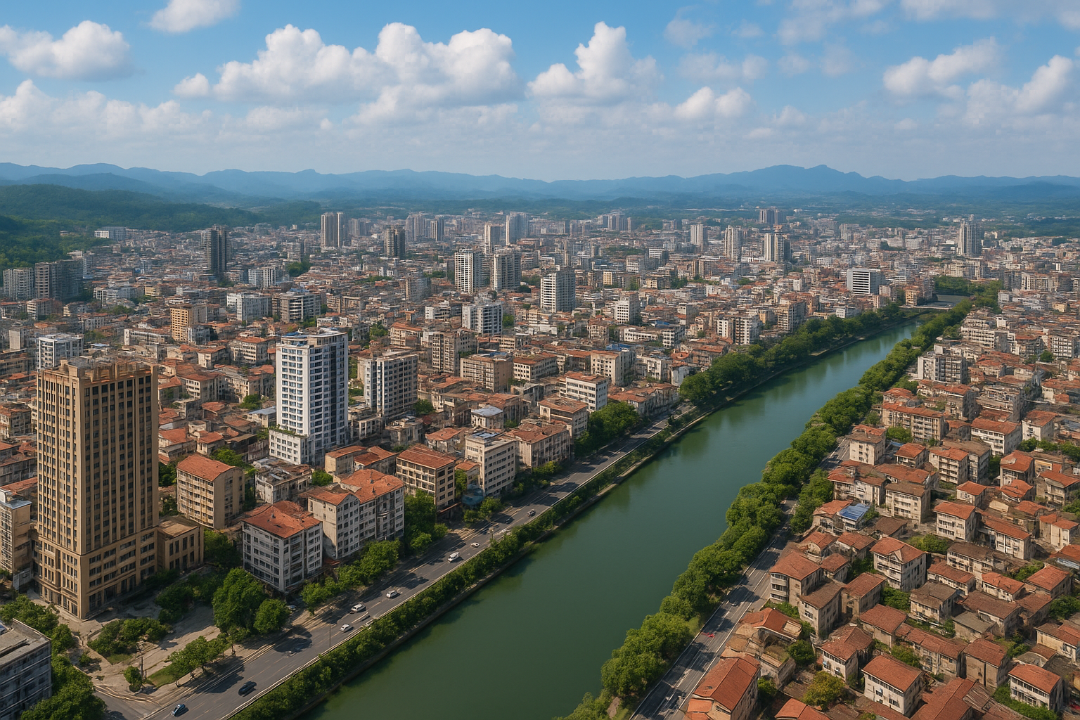 Shaoyang cityscape
