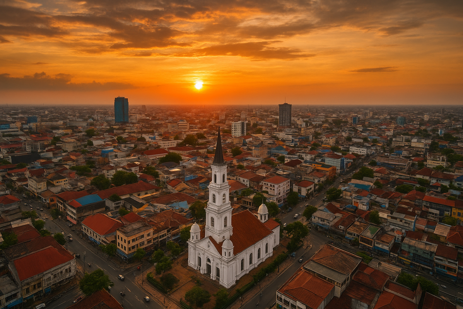 Medan Aerial View