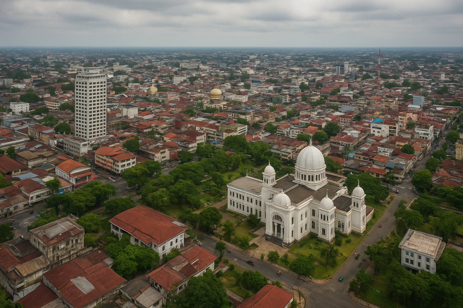 Medan cityscape