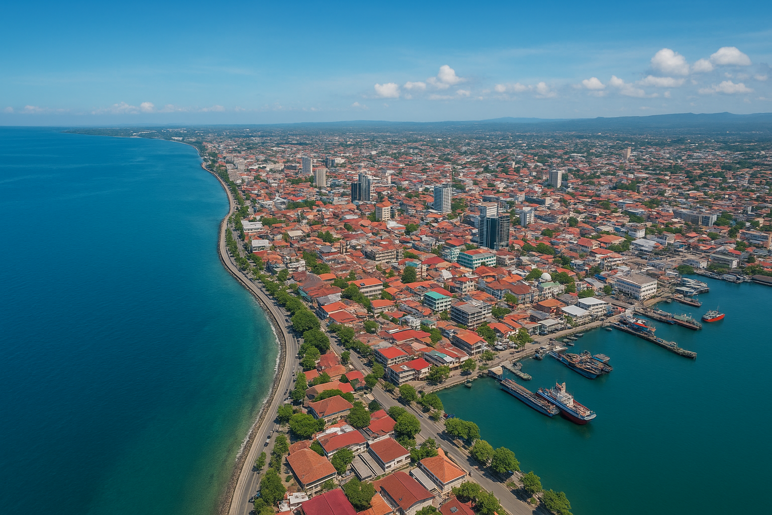 Makassar coastline