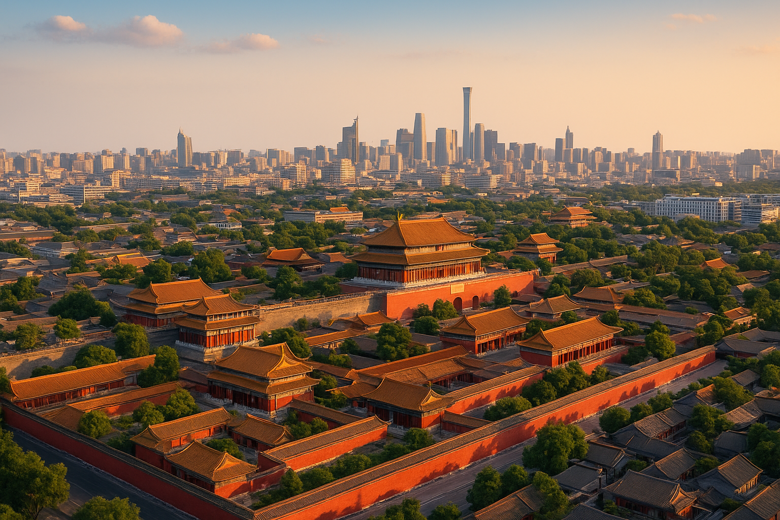 Fuyang City from Above