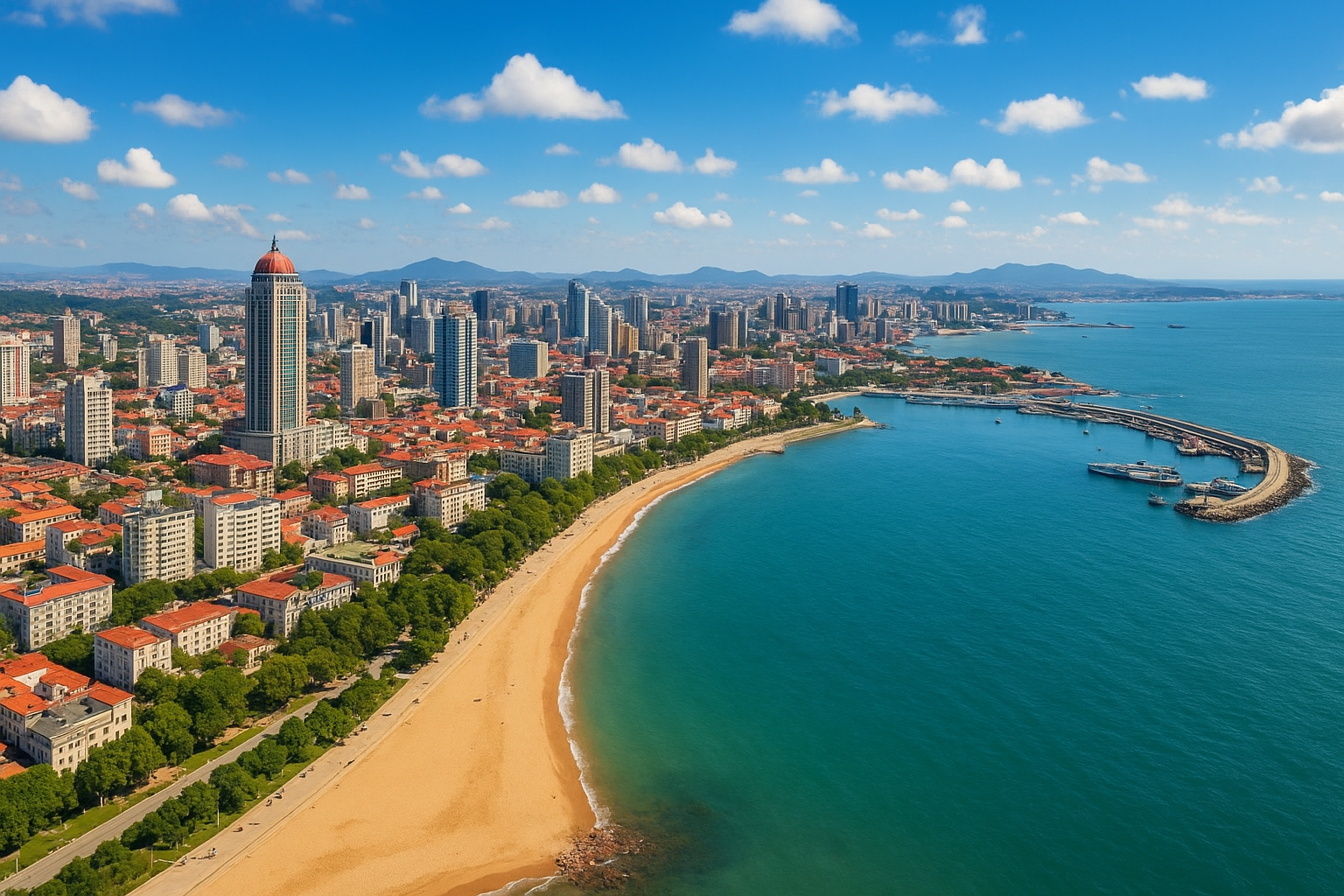 View of Weihai Coastline