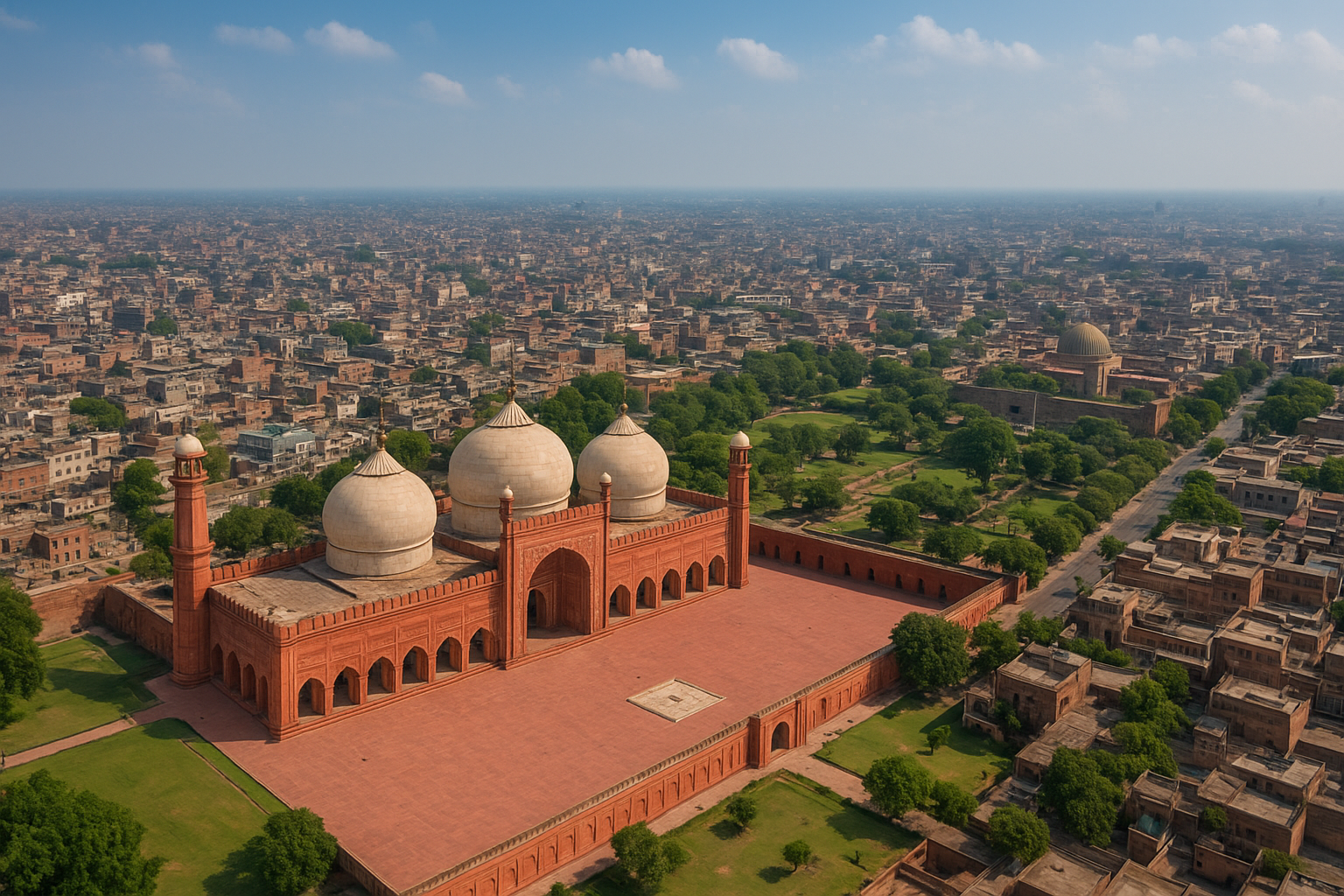 Lahore to Peshawar jet route