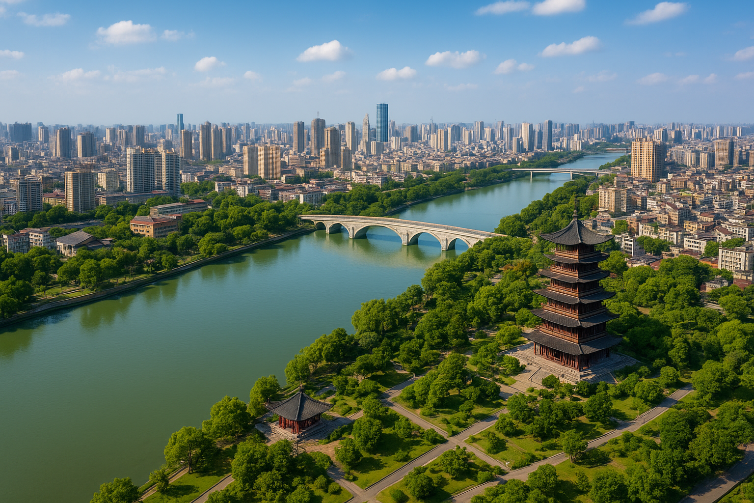 E’zhou to Wuhan Private Jet Route