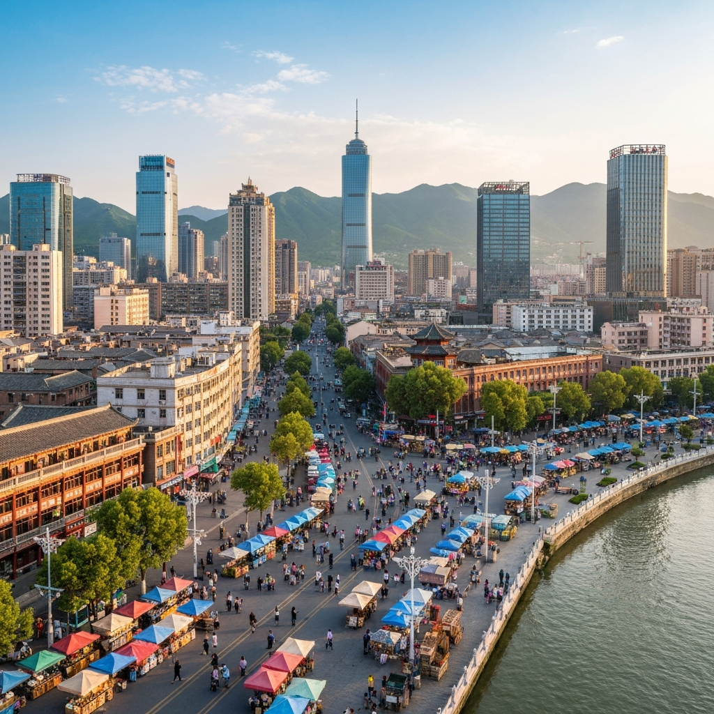 Zhangye to Lanzhou private jet route