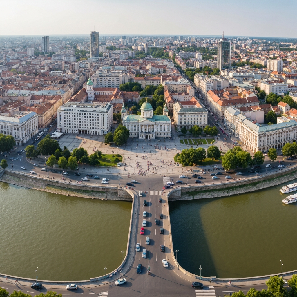Aerial Belgrade