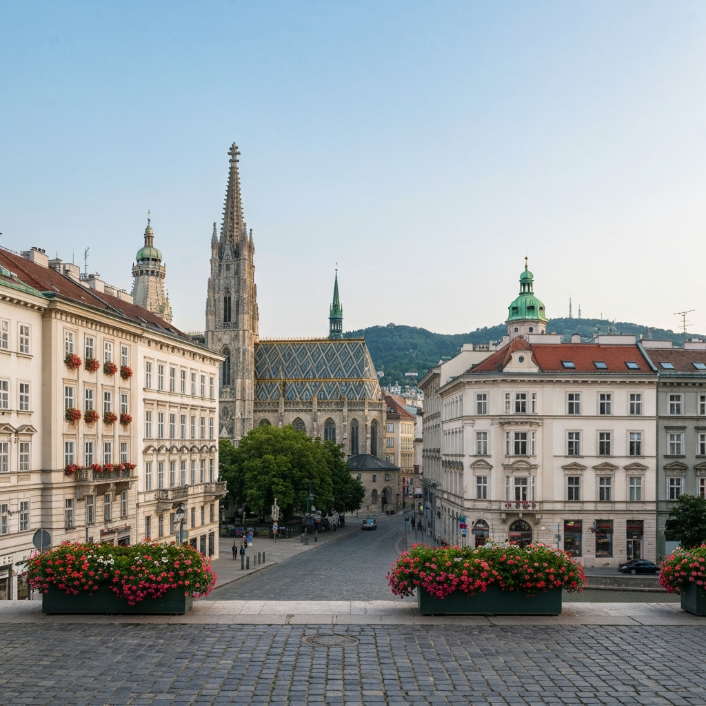 Warsaw to Vienna Private Jet Card Image