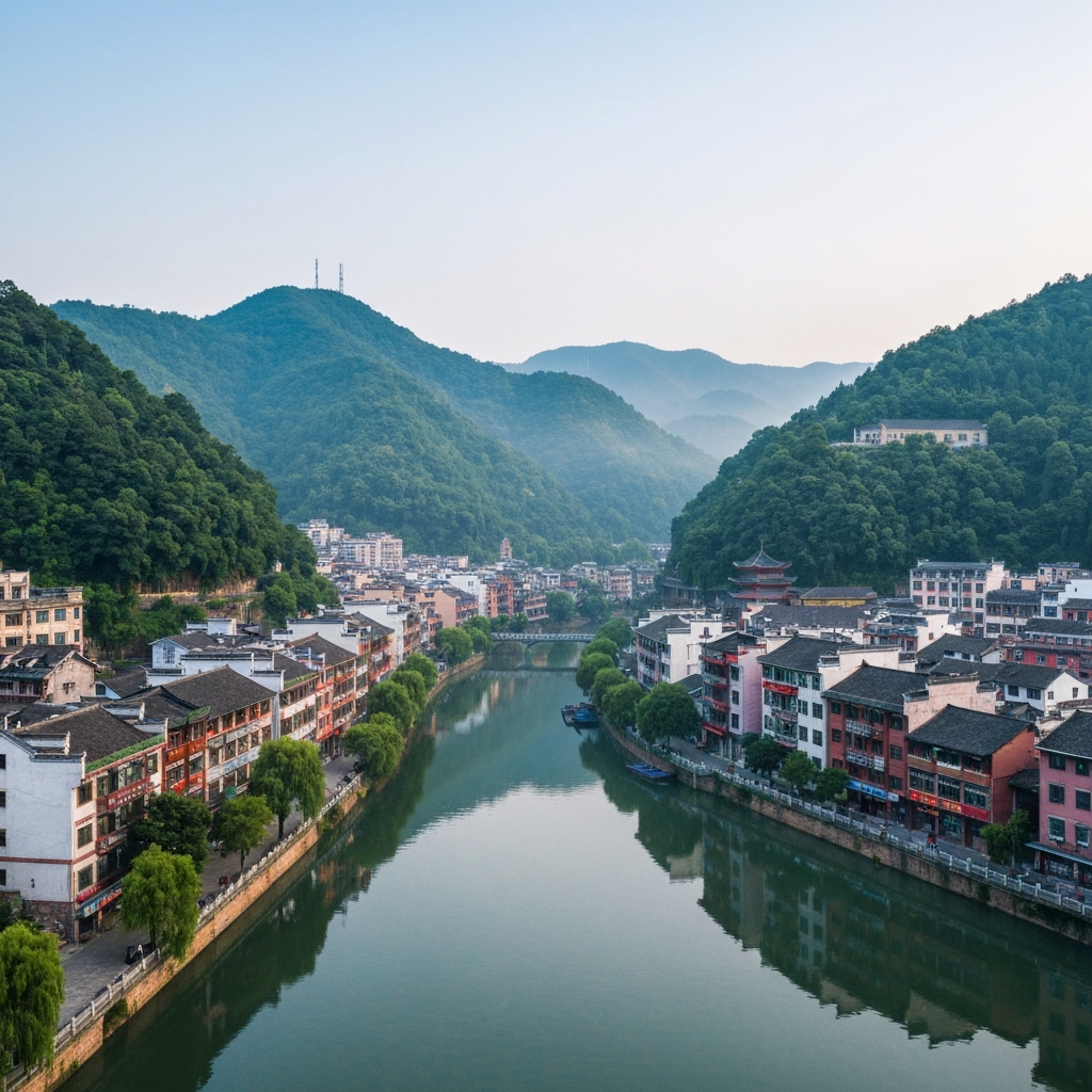 Private jet Yuxi to Lincang scenic view