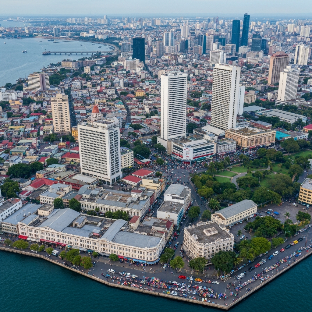 Aerial of Manila