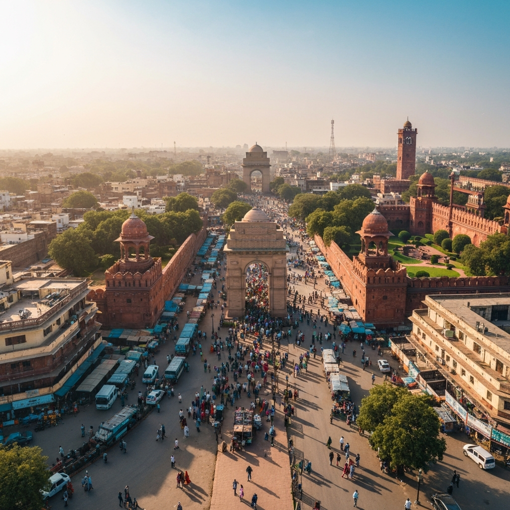 Delhi Skyline