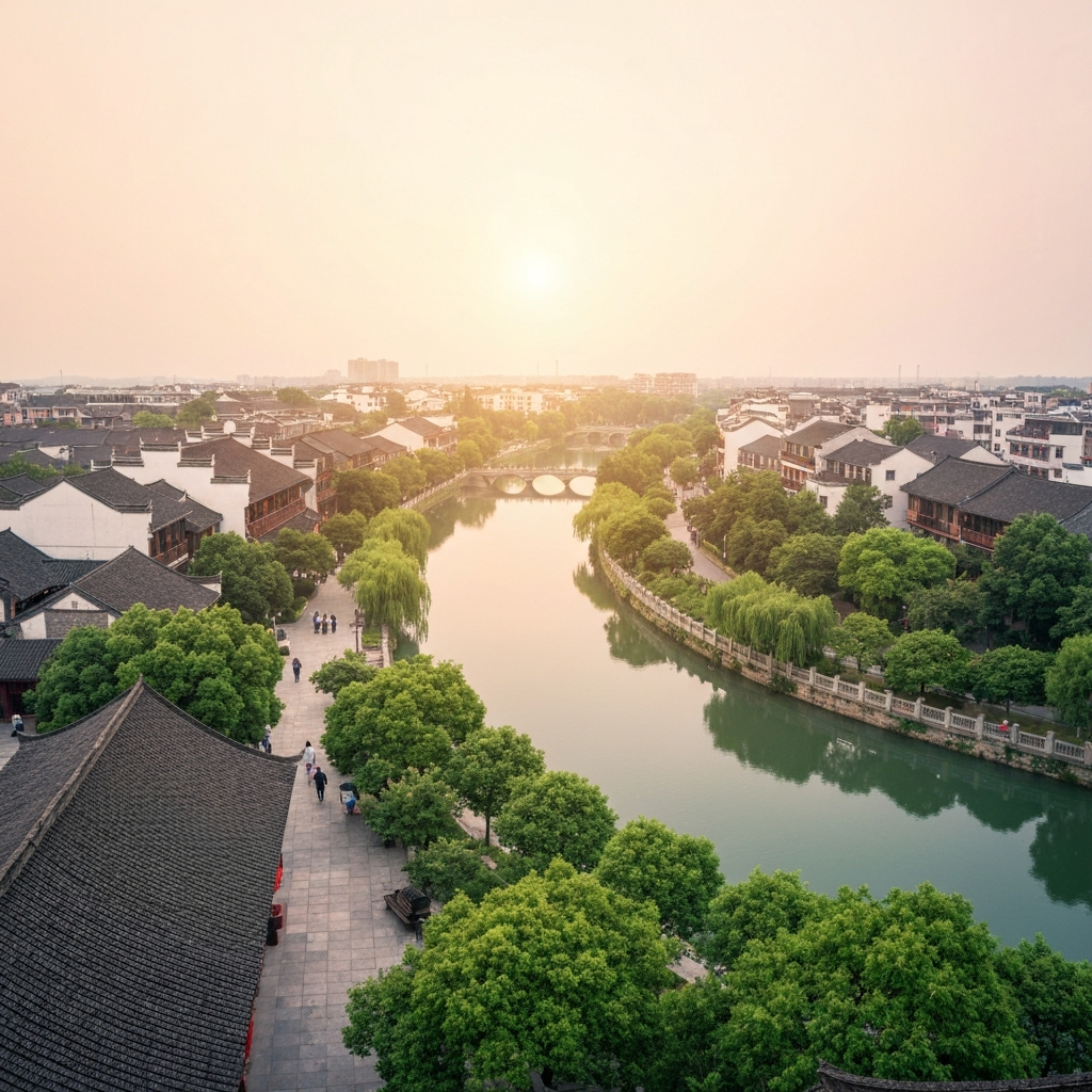 Heze to Qingdao private jet route