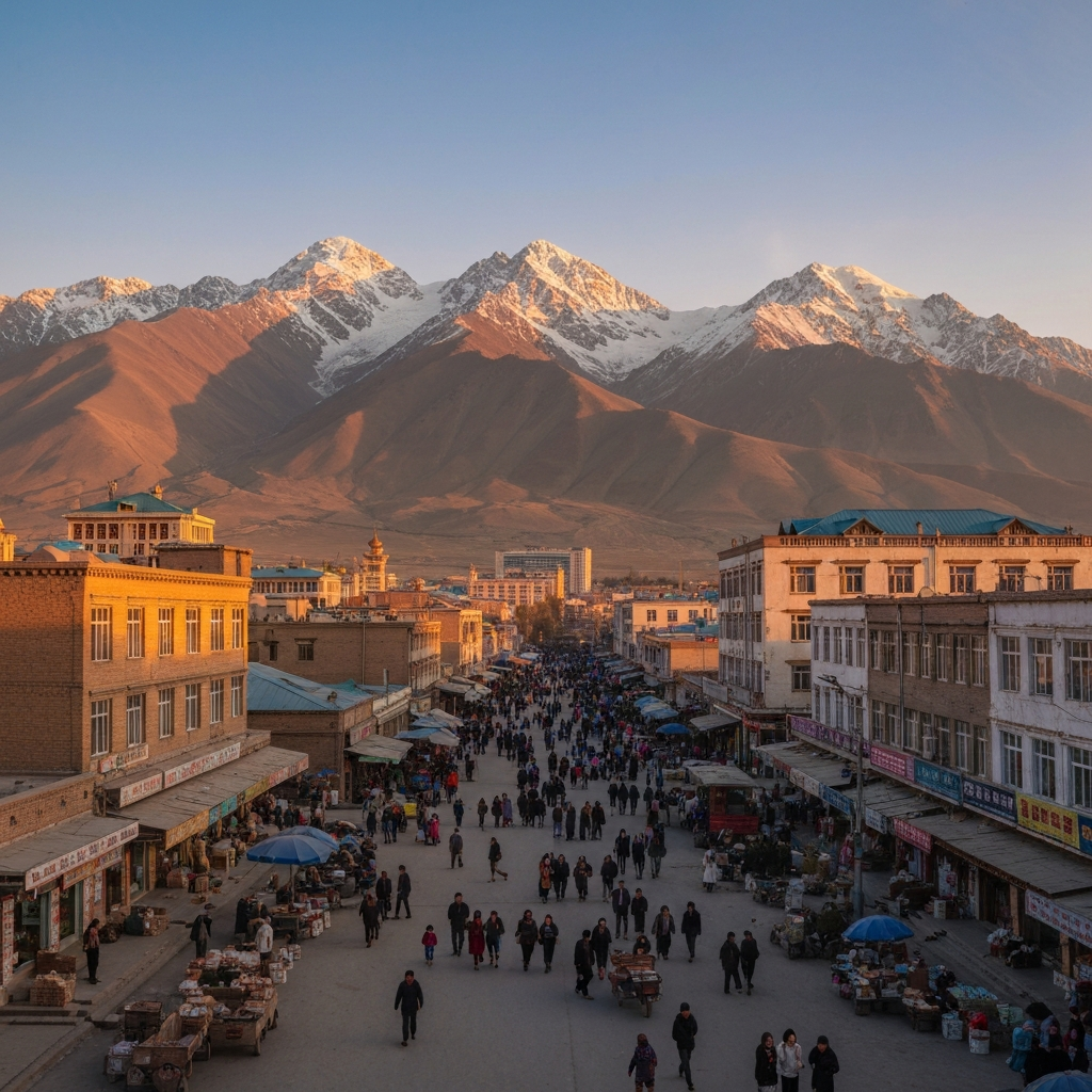 Urumqi to Zhangye Jet Aerial